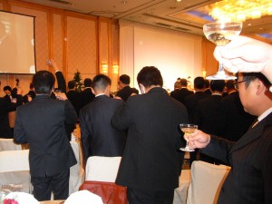 結婚披露宴（新郎誕生日イブ）