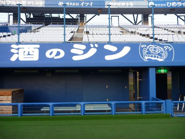 坊ちゃんスタジアムラバーフェンス張替、その他工事