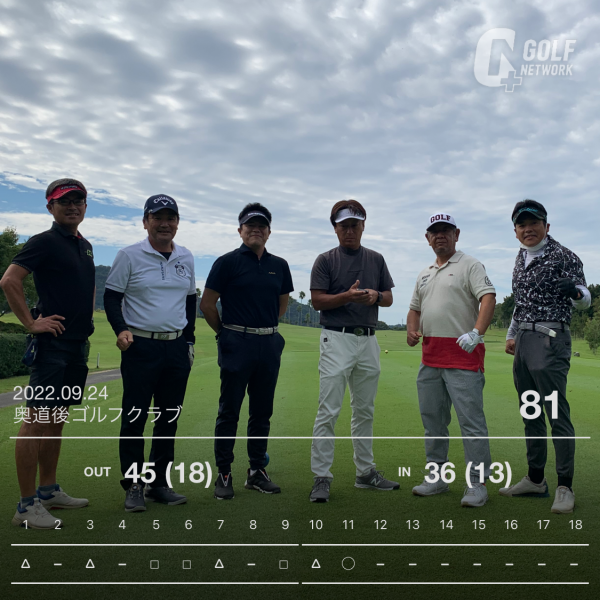 信頼を築けるイッパチの親睦ゴルフ＿第30戦（ハギノ鉄人杯）