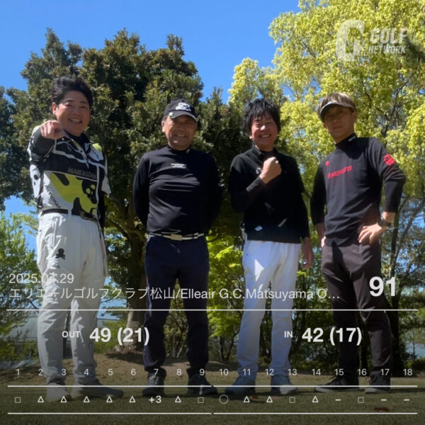 信頼を築けるイッパチの親睦ゴルフ＿第40戦（田井のう杯）
