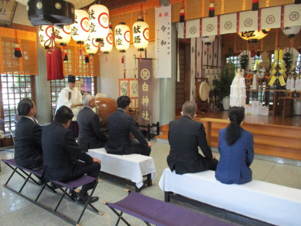 安全祈願祭（松川邸）