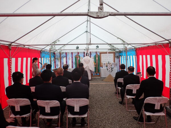 地鎮祭（広島市信用組合　戸坂支店）