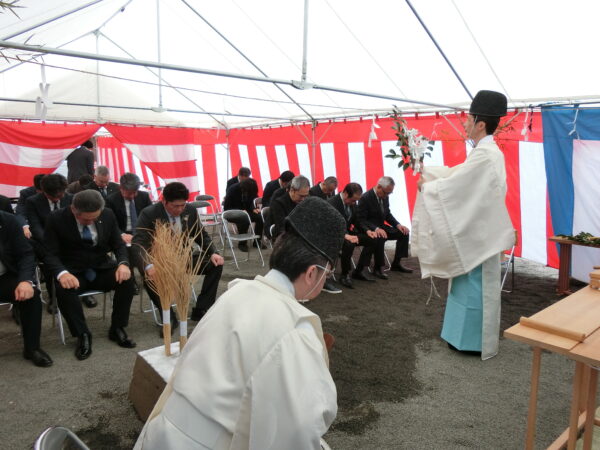 起工式「野乃松山（松山市二番町ホテル）」