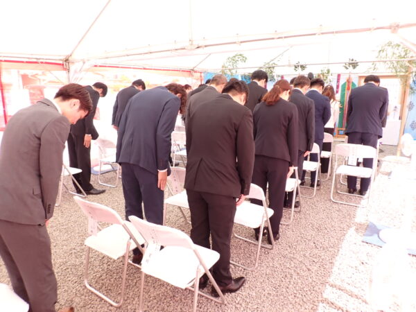 地鎮祭（ケアホームハピネス五日市中央）