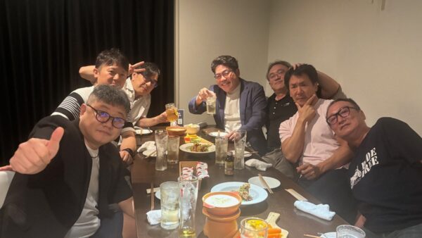 お盆休みの道中同級会